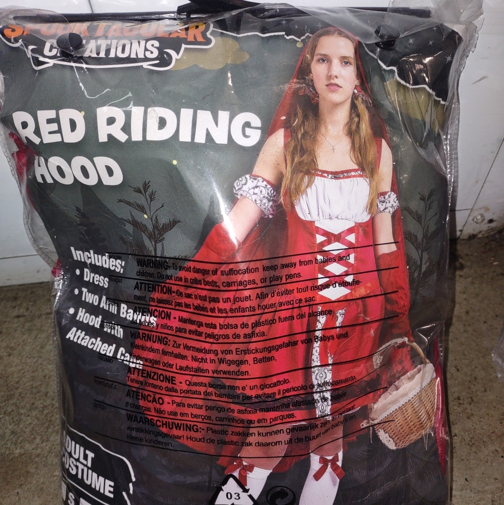 Red Riding Hood XL costume